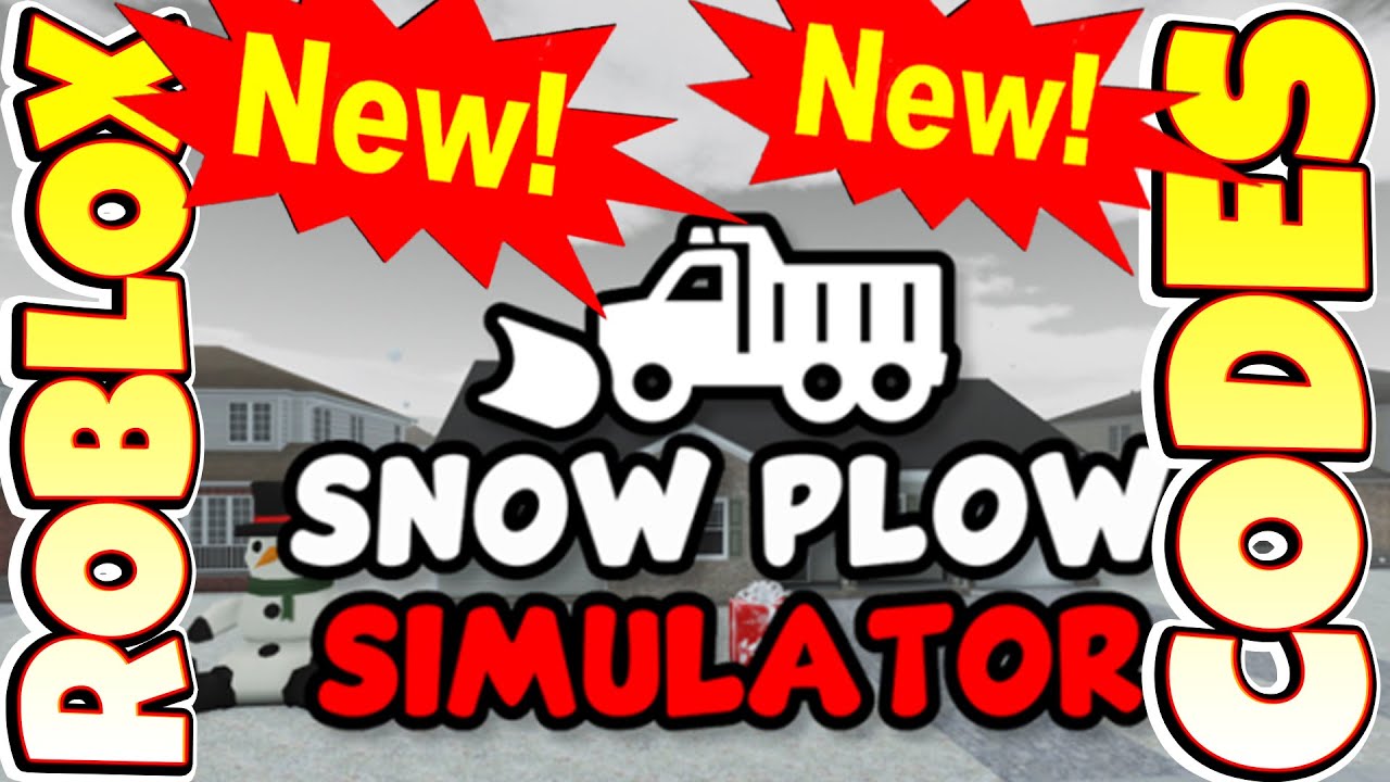 Snow Plow Simulator Roblox GAME, ALL SECRET CODES, ALL WORKING CODES