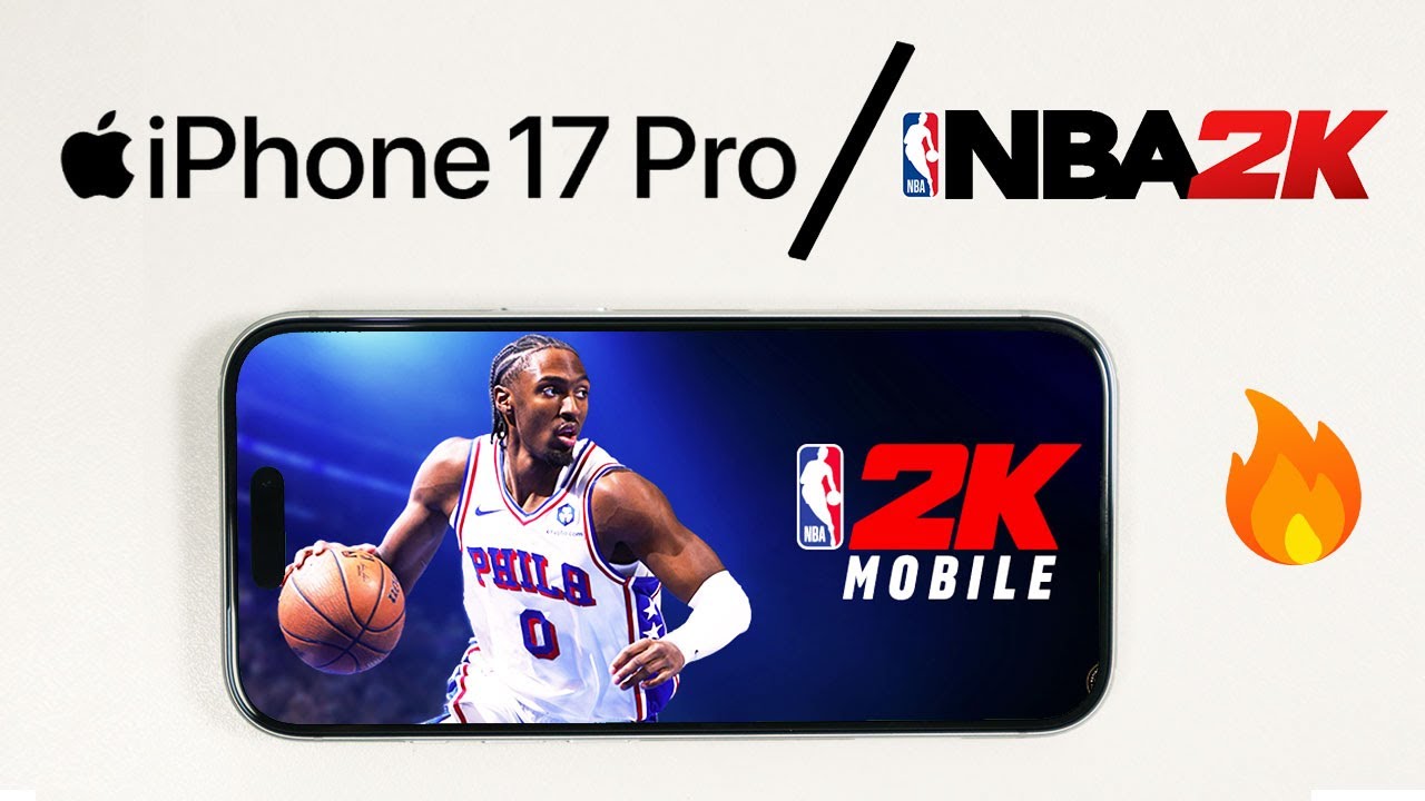 Тест игрового процесса NBA 2K26 на iPhone 17 Pro (iOS) и скорость разряда батареи 😲