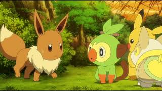 Pokémon Journeys Grookey Apologies To Eevee