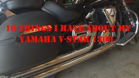 10 things that annoy me about my Vstar 1300