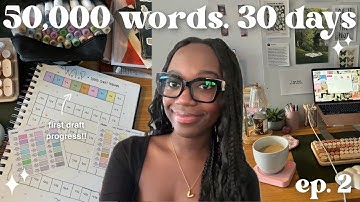 writing a BOOK in a MONTH!! 🖊️ novel november ep. 2