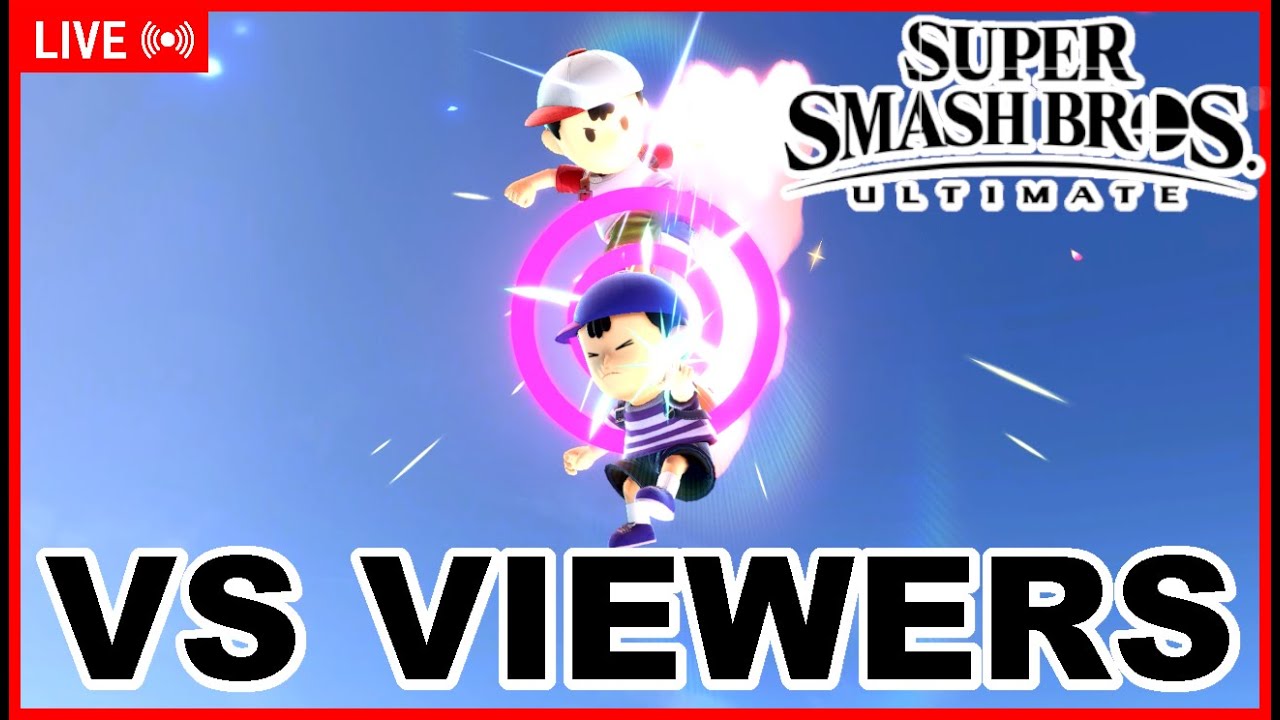 🔴 Super Smash Bros Ultimate - Jogando com os viewers. #15