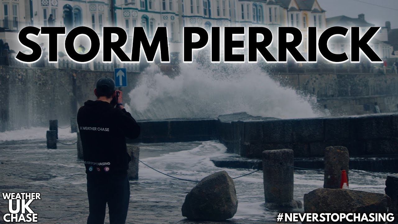 CHASE MODE DOWN TO PORTHLEVEN, CORNWALL AHEAD OF STORM PIERRICK BRINGING LARGE POWERFUL WAVES