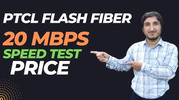 PTCL Flash FIber 20Mbps Speed Test and Review