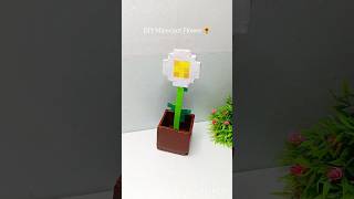 DIY Minecraft Flower 🌻 #diy #craft #minecraft #flower #shorts #youtubeshorts #viralshorts #trending