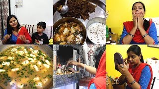 Navratri Ka First Day || Making Falahari Lunch ||My Night Time Skin Care Routine| Affordable product