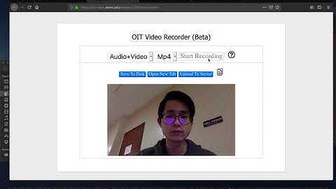 Student Tutorial - How to use Moodle Quick Video Feature