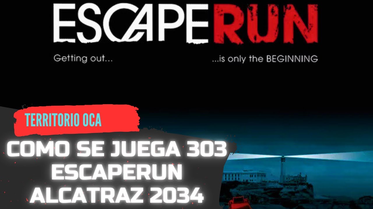 👩‍✈️ Como se juega 303 ESCAPERUN ALCATRAZ 2034 (Tactic Games) Juego de Mesa 🧑‍✈️