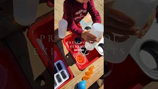 Toddler Preschool Science Experiments COLOR MIXING STATION #scienceexperiment #sciencetricks