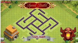 Clash Of Clans - New Townhall 6 Trophywar Base Air Sweeper