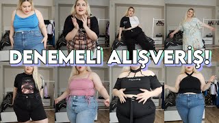 GELİN YENİ KIYAFETLERİMİ DENEYELİM! - GENÇ BÜYÜK BEDEN ALIŞVERİŞİM! (TRENDYOLMILLA, H&M, YOINS..)