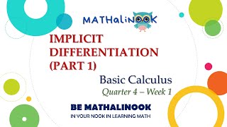 Basic Calculus | Implicit Differentiation (Part 1)