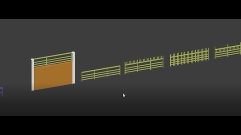 HOW TO CREATE RAILING IN 3DSMAX
