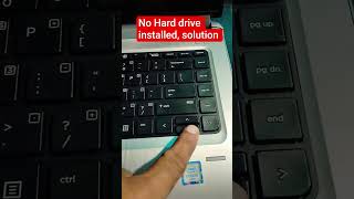 no Hard drive installed, #hard #disk #drive #hp #laptop #problem #solution