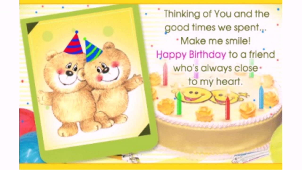 Happy Birthday Dear Friend - WishesGreeting