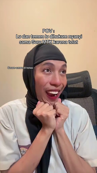 murid ketika disuruh nyanyi lagu brazil