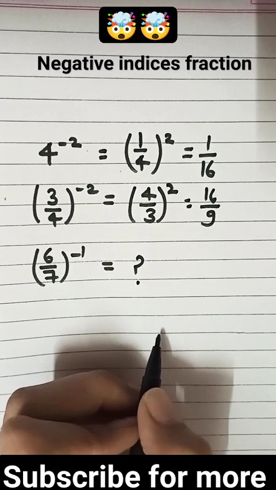 Negative Indices Fraction How To Calculate Negative Indices Fraction negative-indices-fraction-how-to-calculate-negative-indices-fraction