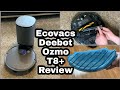 Ecovacs Deebot Ozmo T8+ Vacuum & Mopping Robot Review & Demonstration - T8 Plus