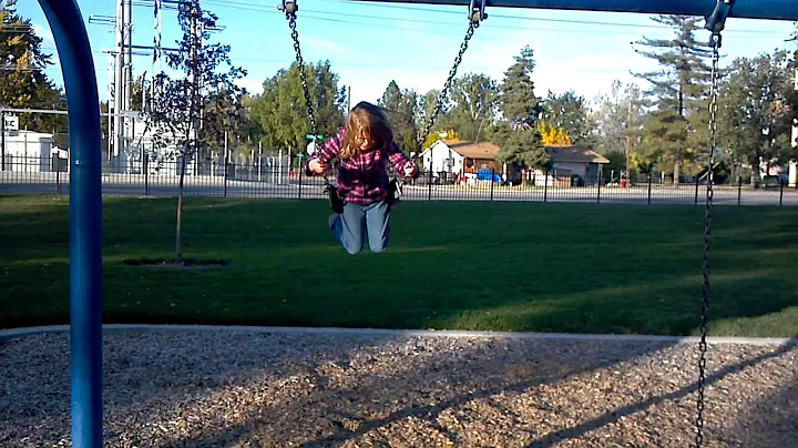 Josey Swinging at Park
