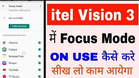 how to set/use focus mode in itel vision 3।itel vision 3 me focus mode set/use kaise kiya jata hai