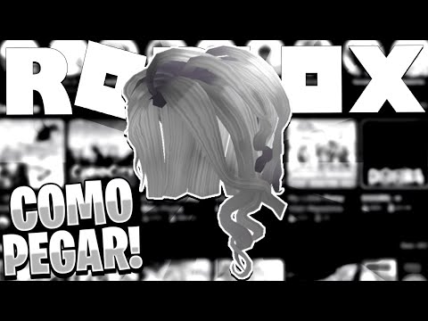 como pegar o cabelo branco de macho no roblox