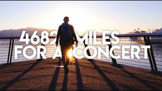 4682 miles for a concert odesza red rocks 2017 travel film