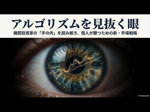 【機関投資家の手口を完全公開‼】：「アルゴリズム支配下の現代株式市場における個人投資家のためのデイトレード戦略」