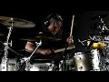 Dave Abbruzzese in the studio tracking 'Powerman' 2021