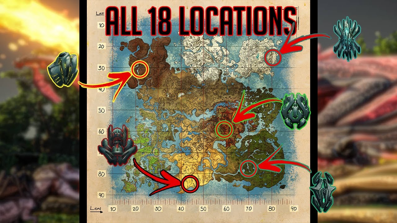 Ark Survival Crystal Isles Map