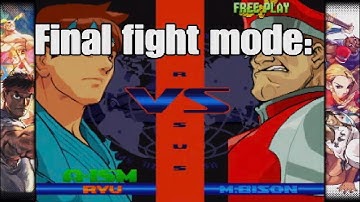 How to unlock! Dramatic mode, Survival mode, Final fight In (Alpha 3) Capcom fighting collection 2