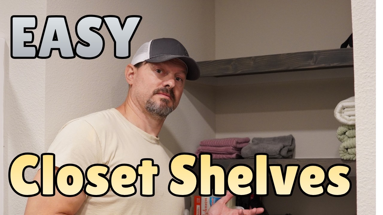 DIY Closet Shelves That Look Designer-Made - YouTube
