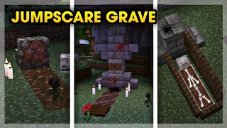 5 GRAVE Build Hacks & Ideas  Jumpscare Grave / Opened Coffin | Minecraft