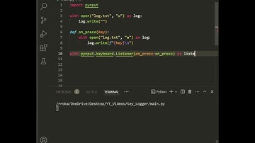 Building a Simple Keylogger in Python! 🖥️💡 #pythontutorial #coding