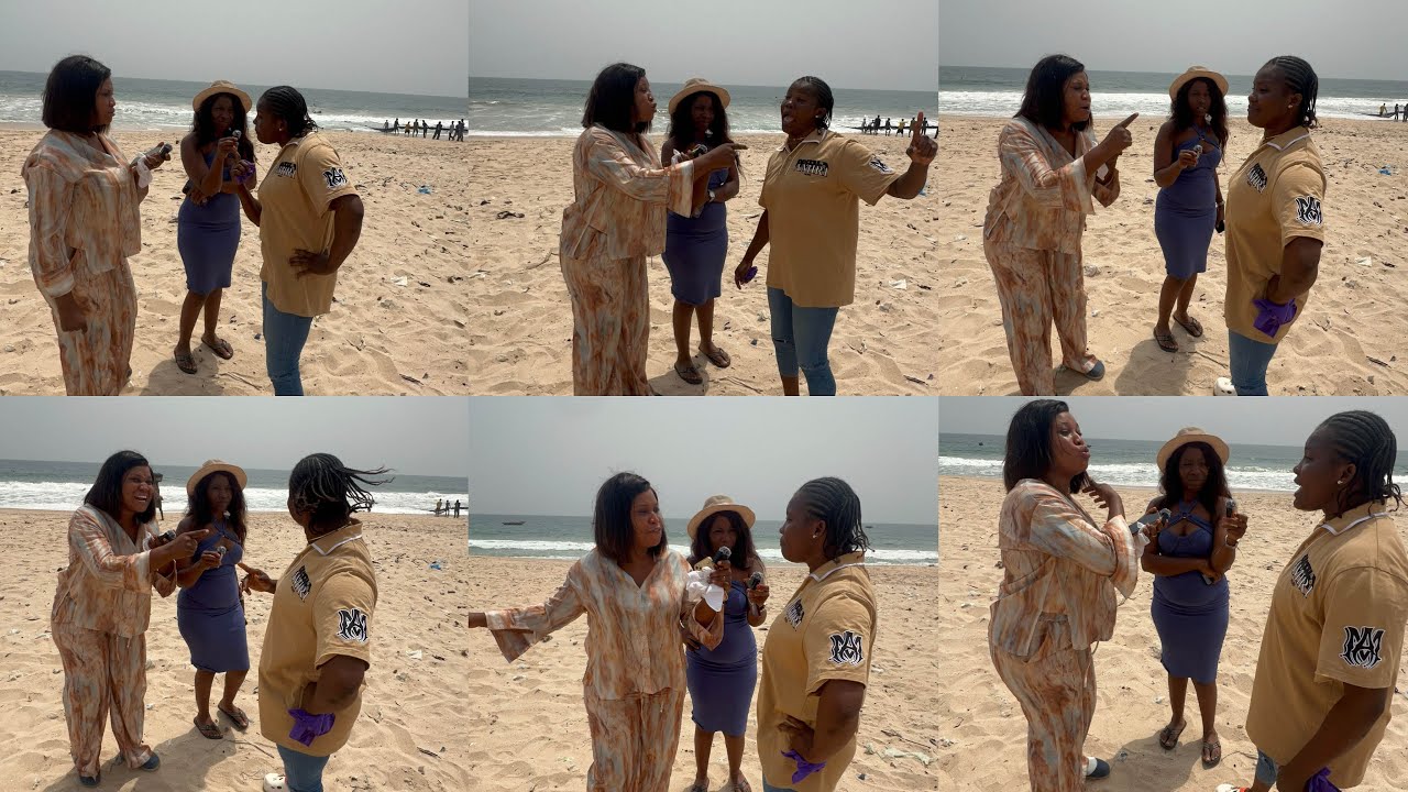 My encounter with a strange couple. His wife came out from the marine sea to attack us