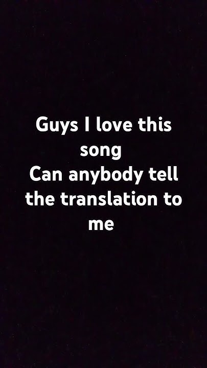 Tell Me Translation YouTube tell-me-translation-youtube
