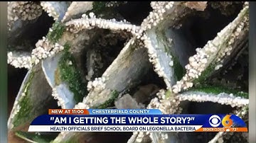 Health officials brief school board on Legionella bacteria