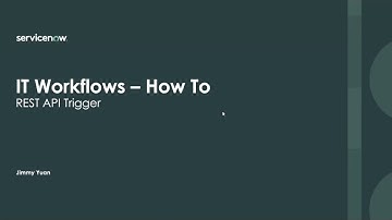 How To - Use the IntegrationHub Inbound REST API Trigger