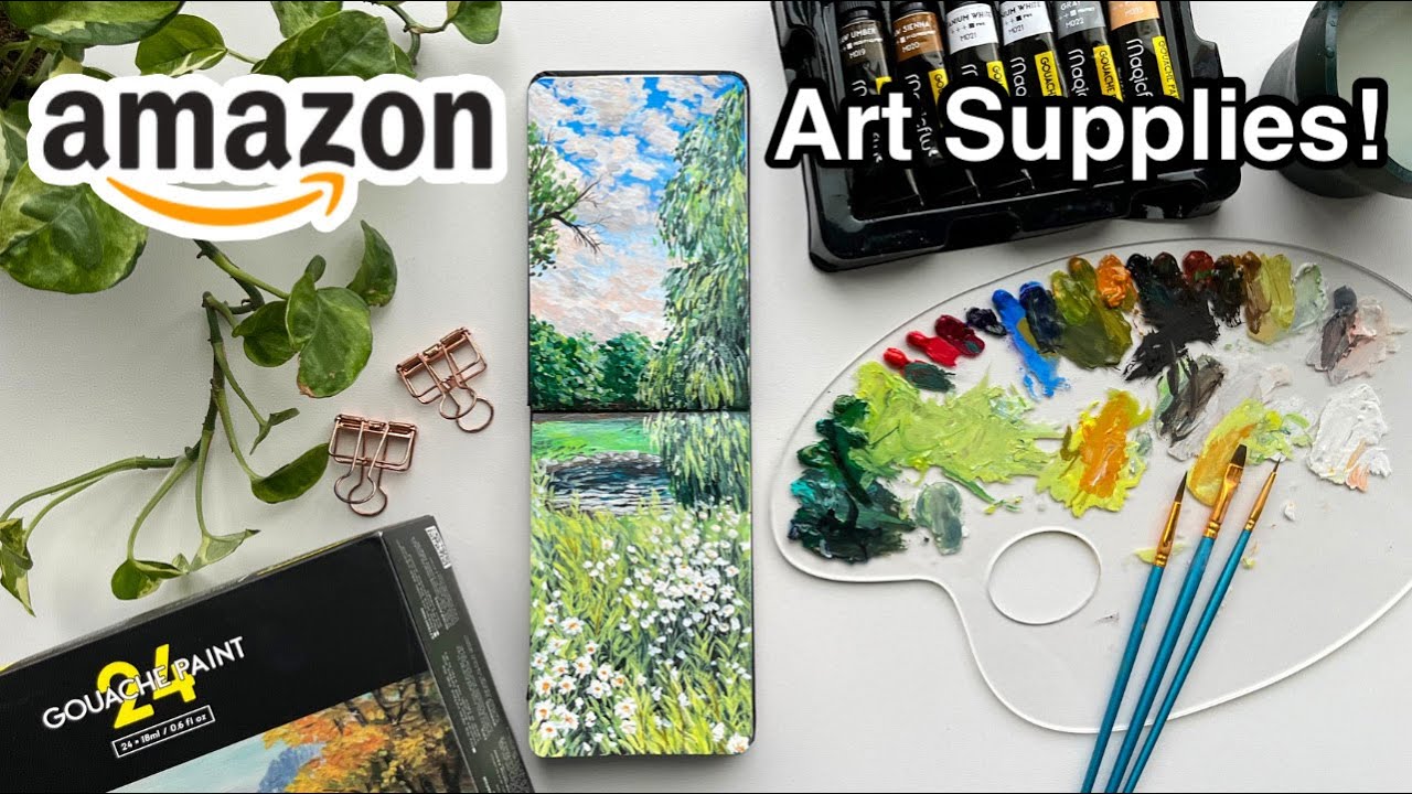 📦 Unboxing and Testing CHEAP AMAZON ART SUPPLIES! 🎨 IS IT WORTH IT