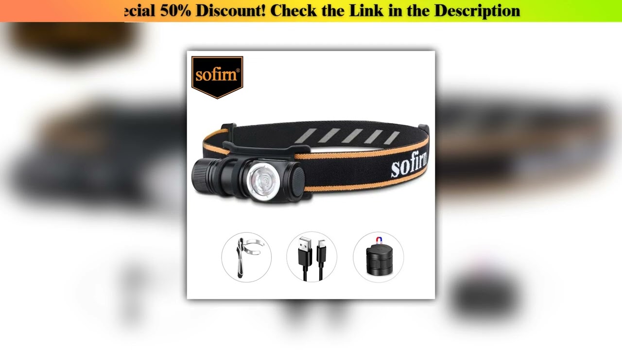 Unboxing Sofirn HS10 USB C Rechargeable Mini 16340 Headlamp 1100lm LH351D 90CRI Angle Flashlight TI