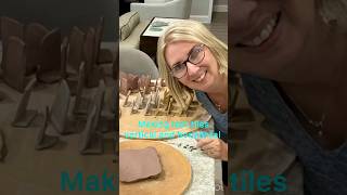 How to make quick test tiles vertical and horizontal. Glaze results coming soon!💞