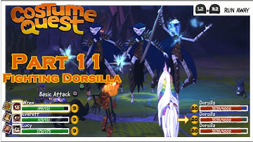Costume Quest Walkthrough Part 11 - Boss Fight Dorsilla [Live Commentary]