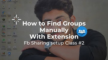 Facebook Sharing Setup Part # 2 All About Group Finding (manual/automated) With Working Extension