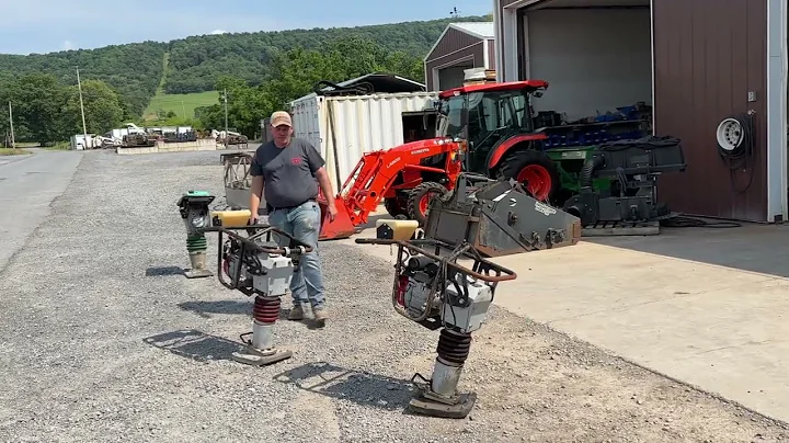 Stone XH840 Jumping Jack Wacker Rammer Compactor Honda GX160 4 Stoke Only Sold As A Pair Runs Good