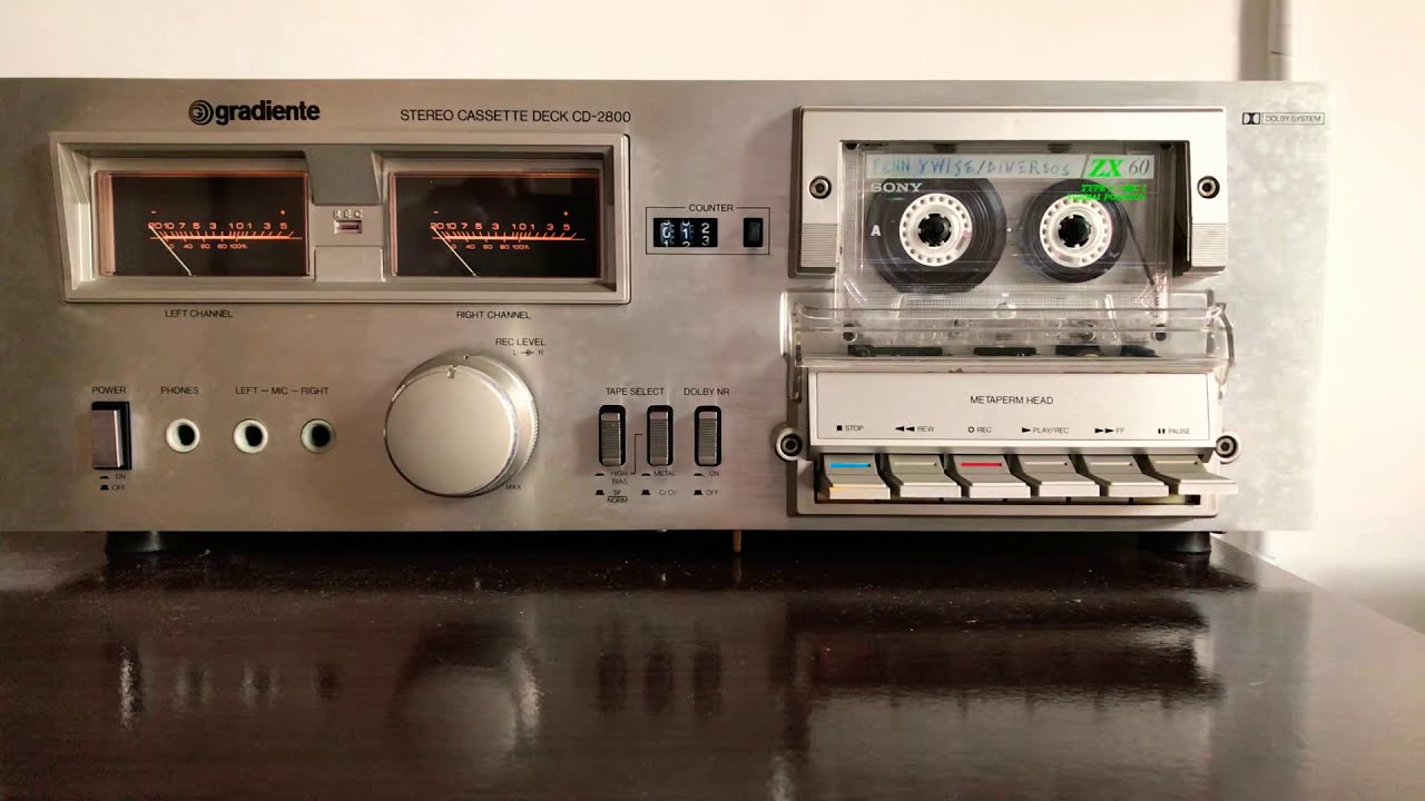 Tape deck Gradiente CD2800 YouTube