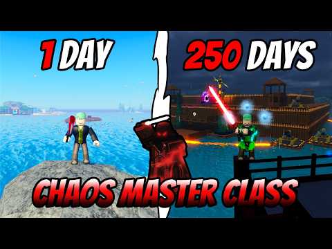 100 Days At Sea - Chaos Master Class (1-250 Days) - Full Gameplay | Roblox