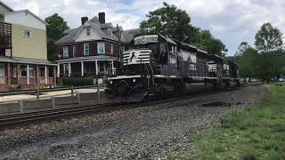 NS #3360 leads C56 With nice crew (Manor, PA)