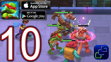 TMNT Mutant Madness iOS Walkthrough - Part 10 - Adventure Act 12