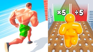 Muscle MAN & Tall Man Run  | All Levels | Walkthrough | Android Gameplay |
