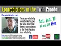 Contradictions in the twin paradox part 1 by roger anderton