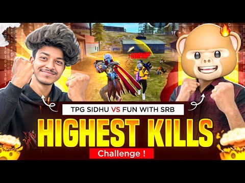 TPG SIDHU VS FUN WITH SRB 🤣🔥 KILLS CHALLENGE AGAINST 48 PLAYERS 😱 - WHO WILL WIN ?